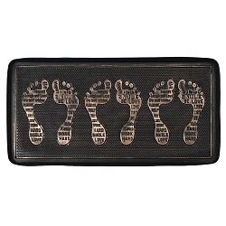 BO-MA Trading Gumová podložka na boty bronzová patina, 75 x 40 cm