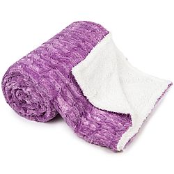 Boma Trading Beránková deka XXL Lavendula, 200 x 240 cm