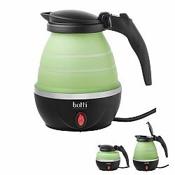 Botti Leo 6C3527 skládací silikonová rychlovarná konvice 0,8 l, zelená