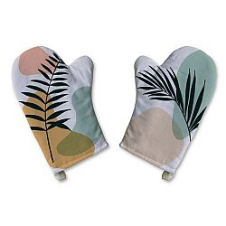 Butter Kings Chňapka Botanical art, 15 x 27 cm, sada 2 ks