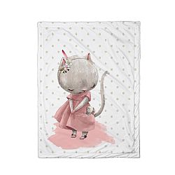 Butter Kings Dětská deka Forest school little mouse, 75 x 100 cm