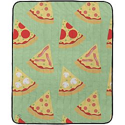 Butter Kings Kempingová deka Tasty pizza, 145 x 180 cm