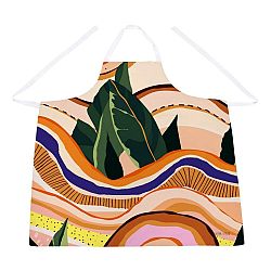 Butter Kings Kuchyňská zástěra Abstract landscape, 84 x 81 cm