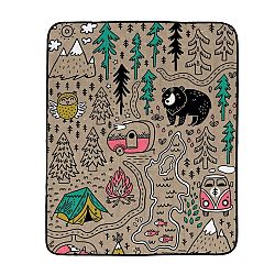 Butter Kings Skládací kempingová deka Camping, 145 x 180 cm