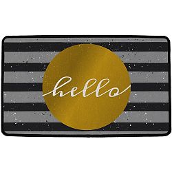 Butter Kings Vnitřní multifunkční rohožka  Striped hello, 75 x 45 cm