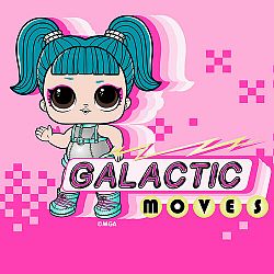 Carbotex Dětský magický ručník L.O.L. Galactic Moves, 30 x 30 cm