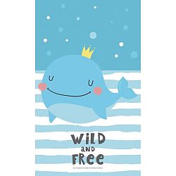 Carbotex Dětský ručník Princezna Velryba, 30 x 50 cm