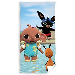 Carbotex Osuška Zajíček Bing Na koupališti, 70 x 140 cm