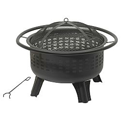 Cattara Přenosné ohniště s poklopem Merapi, 80 x 80 x 62 cm