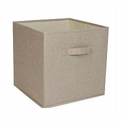 Compactor Skládací úložný box do police Sandy 31 x 31 x 31 cm, béžová
