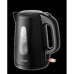 Concept RK2381 Rychlovarná konvice plastová 1,7 l, černá, černá