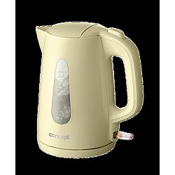 Concept RK2384 Rychlovarná konvice plastová 1,7 l, béžová