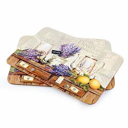 Dakls Korkové prostírání Levandule de Provence, 29 x 21 cm, sada 2 ks