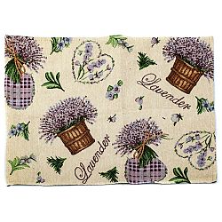 Dakls Prostírání Levandule v květináči béžová, 48 x 33 cm