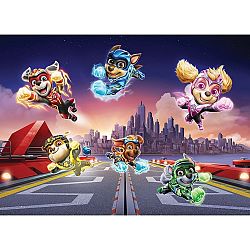 Dětská fototapeta Paw Patrol Mighty Pups 252 x 182 cm, 4 díly