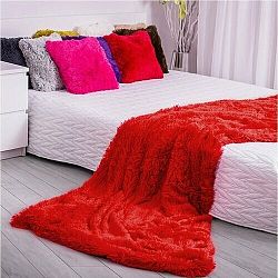 Domarex Deka XXL / Přehoz na postel Corona červená, 200 x 220 cm