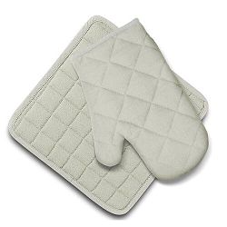 Domarex Kuchyňská sada Ollie chňapka a podložka krémová