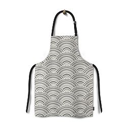 Domarex Kuchyňská zástěra Indiana Rainbow šedá, 65 x 75 cm