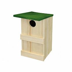 Dřevěná ptačí budka Špačkovník Č.8, 26 x 16 x 15,5 cm