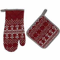 Florentyna Kuchyňská sada chňapka podložka MERRY, 18 x 33 cm, 20 x 20 cm