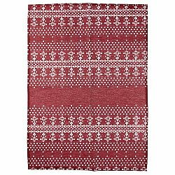 Florentyna Kuchyňská utěrka MERRY červená, 50 x 70 cm