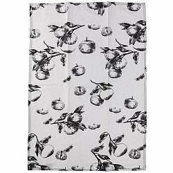 Florentyna Kuchyňská utěrka TANGERINE šedá, 50 x 70 cm