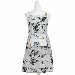 Florentyna Kuchyňská zástěra TANGERINE šedá, 60 x 80 cm