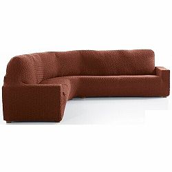 Forbyt Multielastický potah na rohovou sedací soupravu Martin terakota, 340 - 540 cm