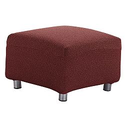 Forbyt Multielastický potah na taburet Petra červená, 40 - 60 cm