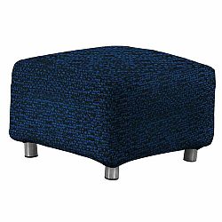 Forbyt Multielastický potah na taburet Petra modrá, 40 - 60 cm