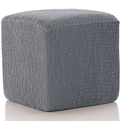 Forbyt, Potah multielastický na Taburet, Cagliari, šedý 40 - 60 cm