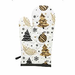 Forbyt Vánoční Kuchyňská chňapka Stromky, 18 x 28 cm