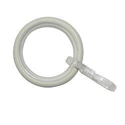 Gardinia Kroužky s vložkou a háčkem ELBA 19 mm slonovina, 10 ks