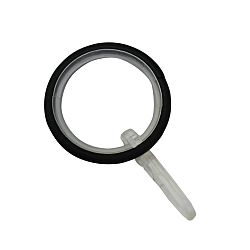 Gardinia Kroužky s vložkou a háčkem KRETA 19 mm černá matná, 10 ks