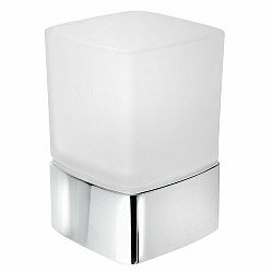 GEDY 549813  Lounge sklenka na postavení, mléčné sklo/chrom