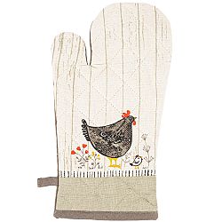 HOME ELEMENTS Kuchyňská chňapka s magnetem Slepičky, 18 x 28 cm