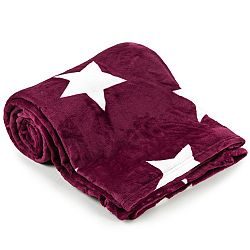 Jahu Deka Light sleep New Stars vínová, 150 x 200 cm