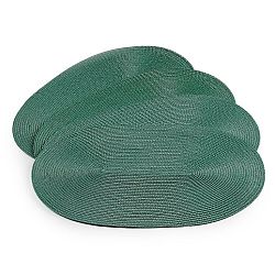 JAHU Prostírání Deco obál trávově zelená, 30 x 45 cm, sada 4 ks