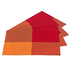 Jahu Prostírání DeLuxe oranžová, 30 x 45 cm, sada 4 ks