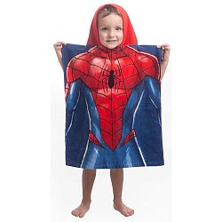 Jerry Fabrics Dětské pončo Spiderman blue, 50 x 115 cm