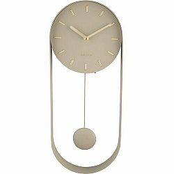 Karlsson 5822OG designové kyvadlové nástěnné hodiny, 50 cm