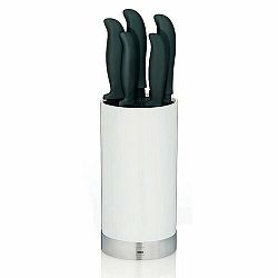 Kela 5dílná sada kuchyňských nožů ve stojanu ACIDA, bílá