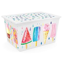 KIS Dekorační úložný box C-Box Style Portobello XL, 50 l