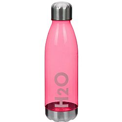 Koopman Sportovní láhev s nerezovým víčkem 700 ml, červená