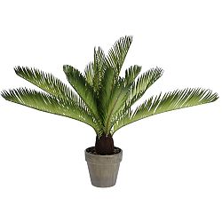 Koopman Umělá Palma v květináči světle zelená, 50 cm