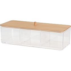 Kosmetický organizér Bamboo Eleganza, 23 x 9,5 x 6,5 cm