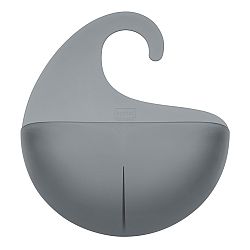 Koziol Koupelnový závěsný box Surf XL antracitová, 8,1 x 27 x 31,5 cm