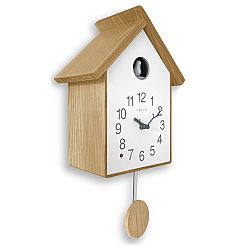 Lavvu LCT4021 dřevěné kukačky se světelným senzorem Cuckoo hnědá, 19 x 38 cm