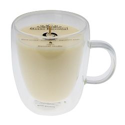 Maxxo Escential Svíčka ve skle Coffee, přírodní vosk, 300 g