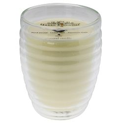 Maxxo Escential Svíčka ve skle Floris, přírodní vosk, 275 g